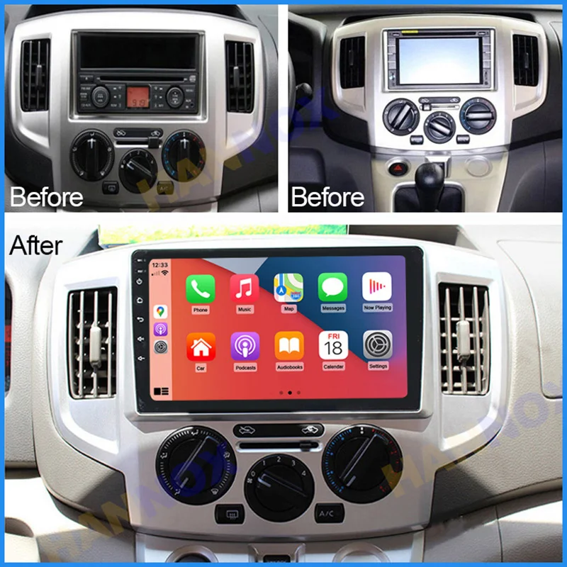 

Автомагнитола для NISSAN NV200 2009-2018, 9 дюймов, мультимедийный видеоплеер, навигация, Android, Carplay, FM, RDS, DAB, 2din, без DVD, головное устройство
