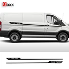 2 шт.лот автомобильные наклейки для Ford Transit Tourneo Custom RV Van спортивные полосы графические Виниловые Наклейки тюнинг автомобильные аксессуары