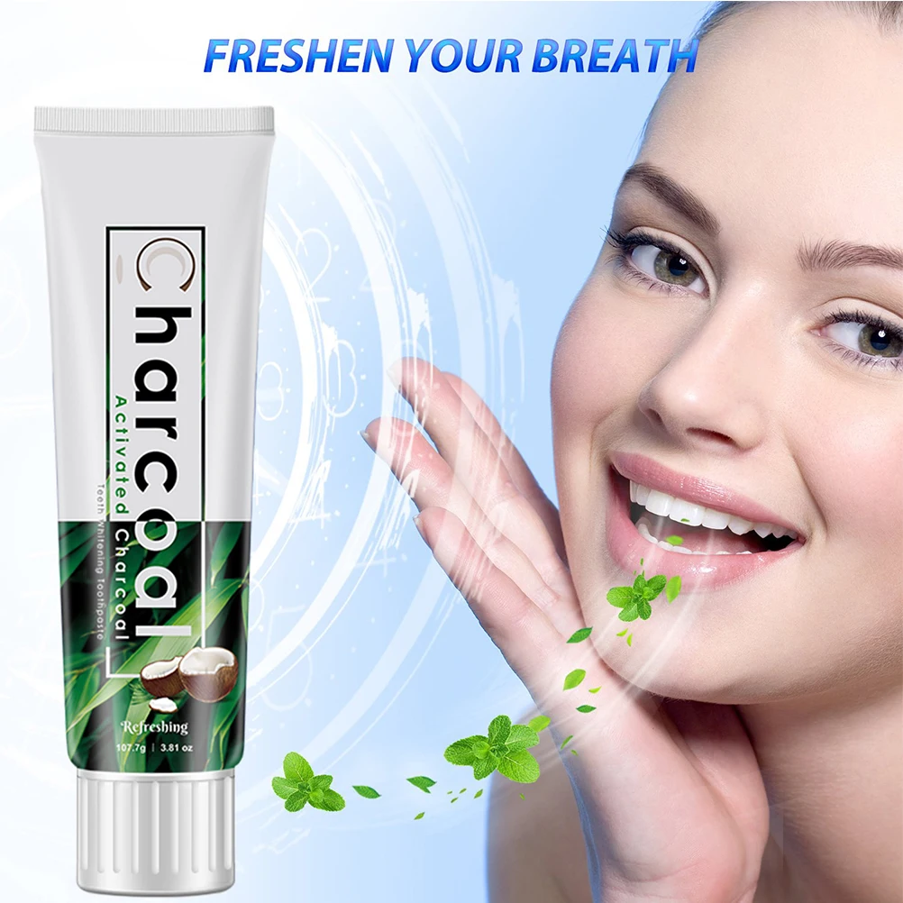 Отбеливание зубов натуральная бамбуковая зубная паста Кокосовая Скорлупа уголь