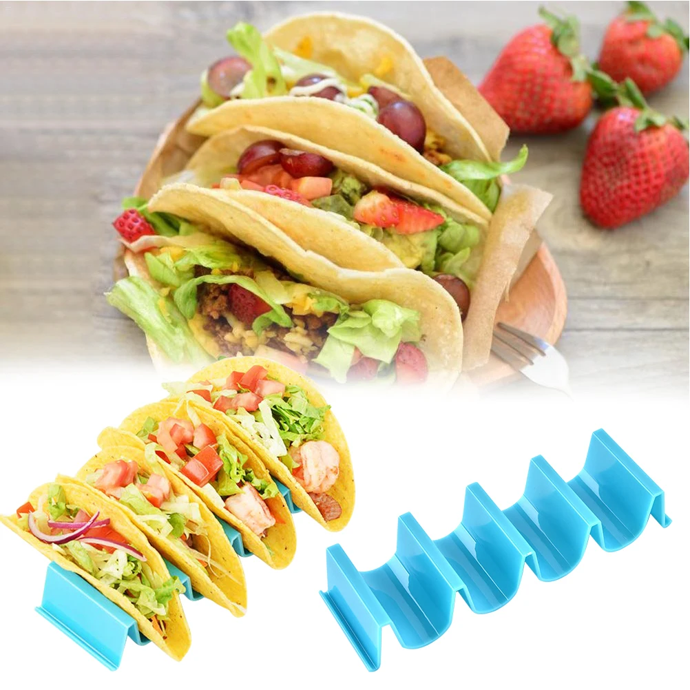 Цветной пластиковый держатель Taco Shell подставка Protector для еды кухонные изделия
