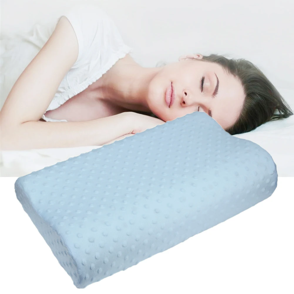 Мягкий чехол для подушки с медленным восстановлением памяти шейный затылочный