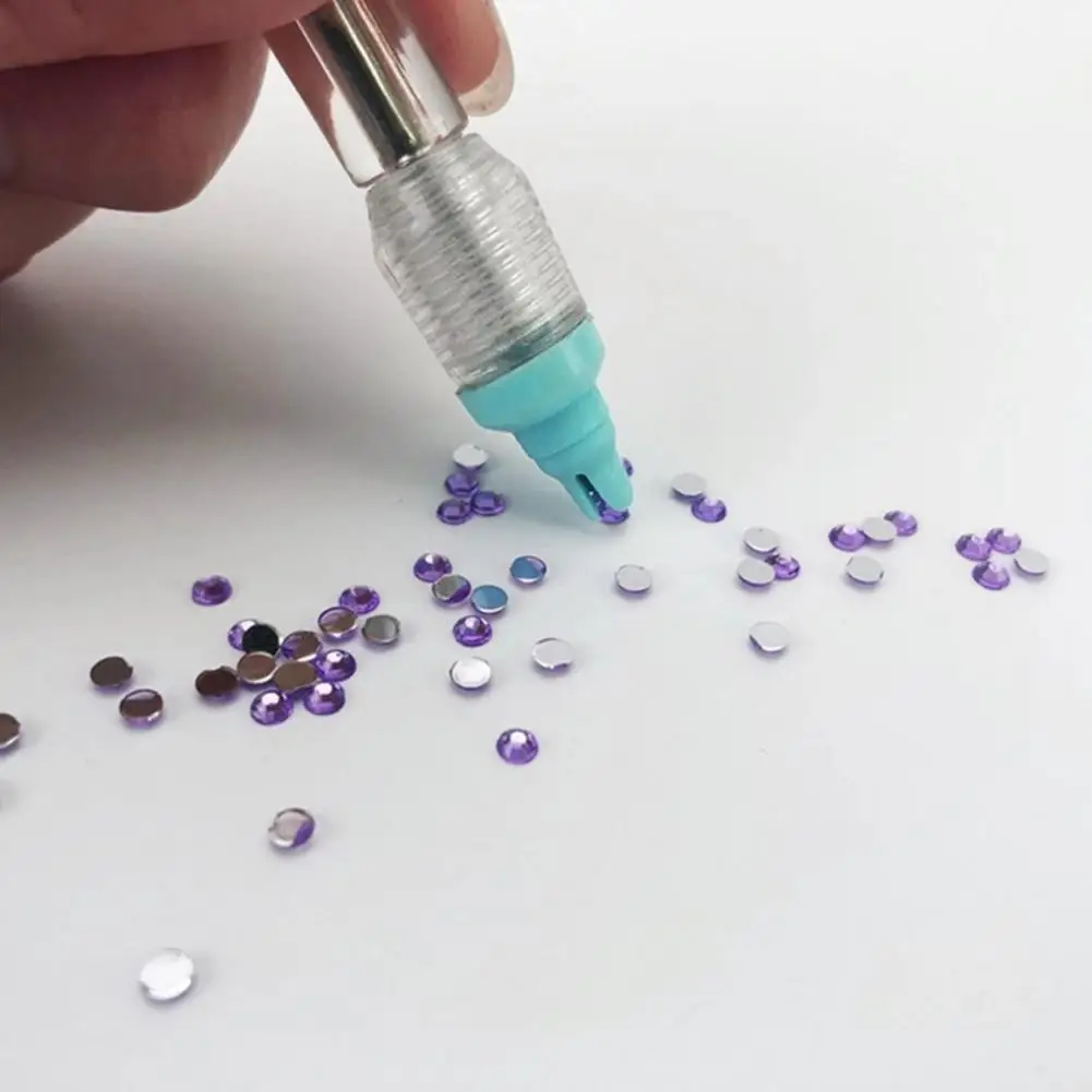 

Rhinestone Painting Nail Doting Pen Ergonomics Handle Multifunctional DIY PC Manicure Rhinestone Painting Tools for Beauty