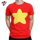 Забавная мультяшная футболка Steven Universe Star, мужские футболки, футболки с камнями, гранатом, аметистом, жемчугом, футболки из 100% хлопка, оригинальные топы