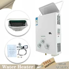6L натуральный газовый водонагреватель Tankless спг дома Кухня мгновенного горячей воды нагреватель котел Портативный воды для душа с Насадки для душа комплект