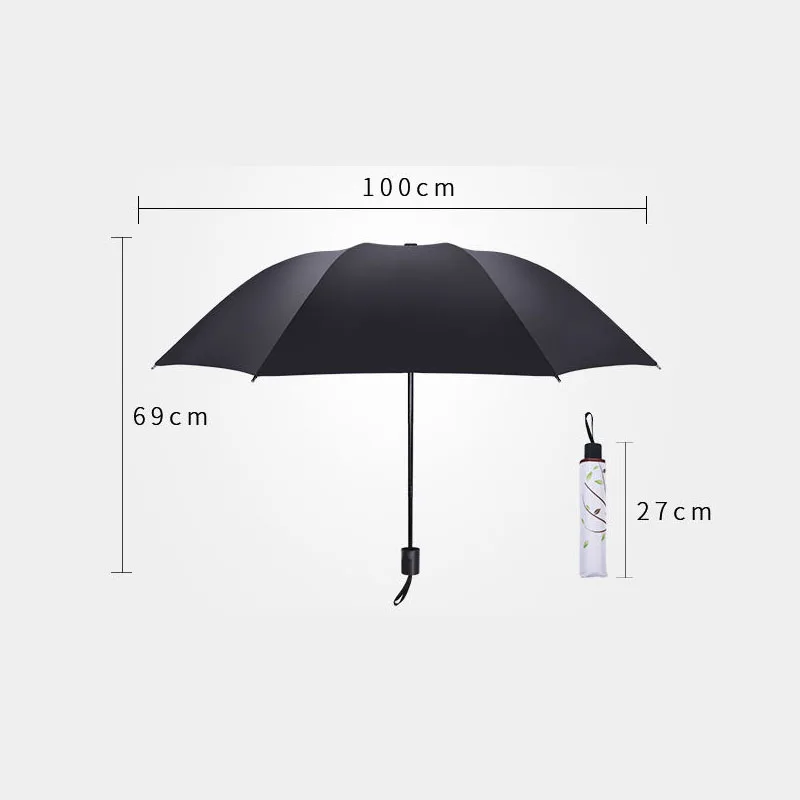 

Sunny Umbrella Dual-use Fresh Female Folding Sun Umbrella Sun Protection UV Protection Cute Student Large Umbrella