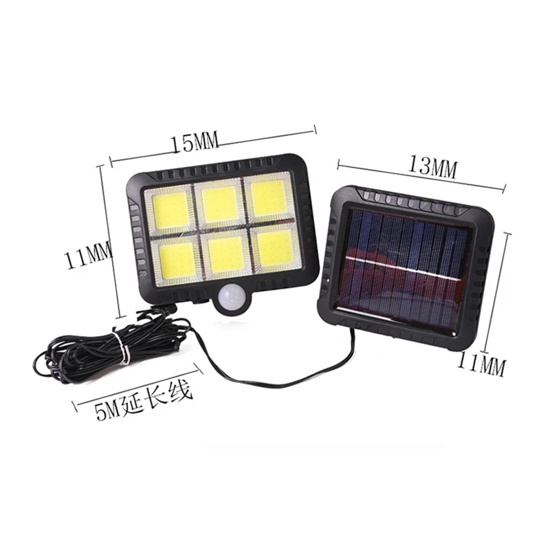 Светодиодный настенный светильник на солнечных батареях Сплит Тела Индукции 28