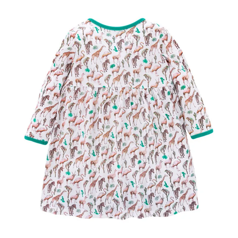 Little maven/модное Брендовое осеннее детское платье для девочек Одежда маленьких