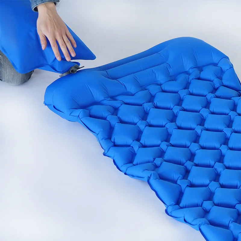 Инновационный спальный коврик надувной матрас для кемпинга с подушкой