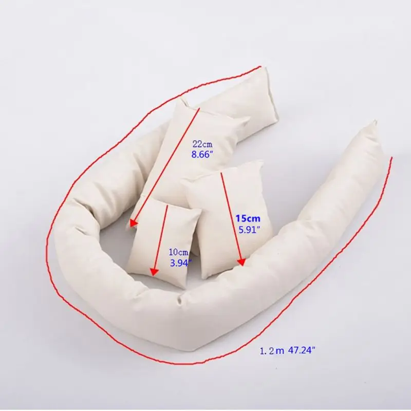 

4pcs Baby Photo Props Professional Posing Pillow Photography Shoot Positioner Set Baby Room Decor Baby Pillow