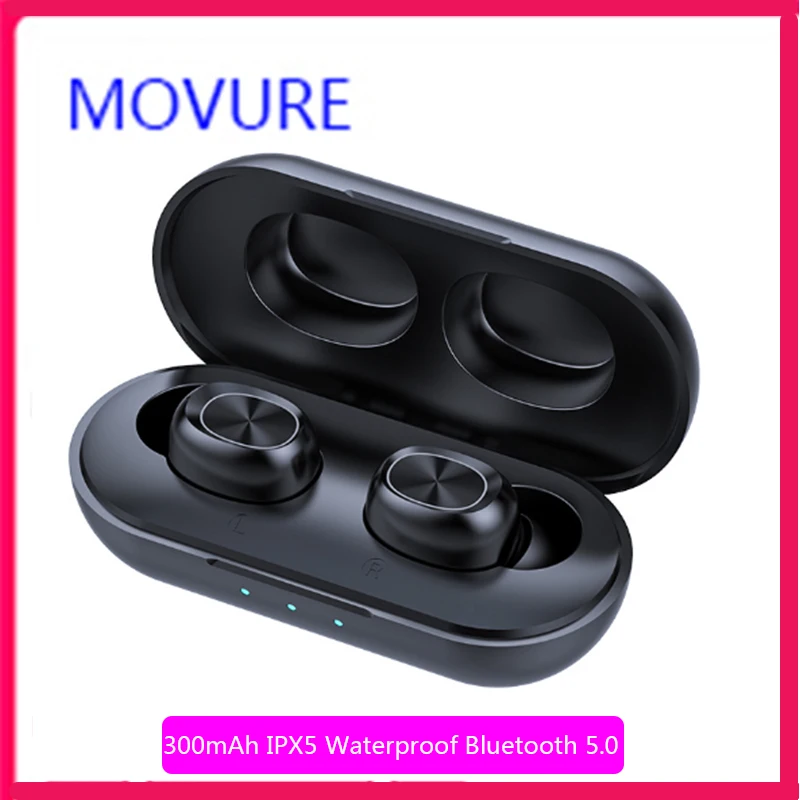 B5 TWS сенсорная Водонепроницаемая 9D стерео Музыкальная гарнитура Hifi 6D Стерео