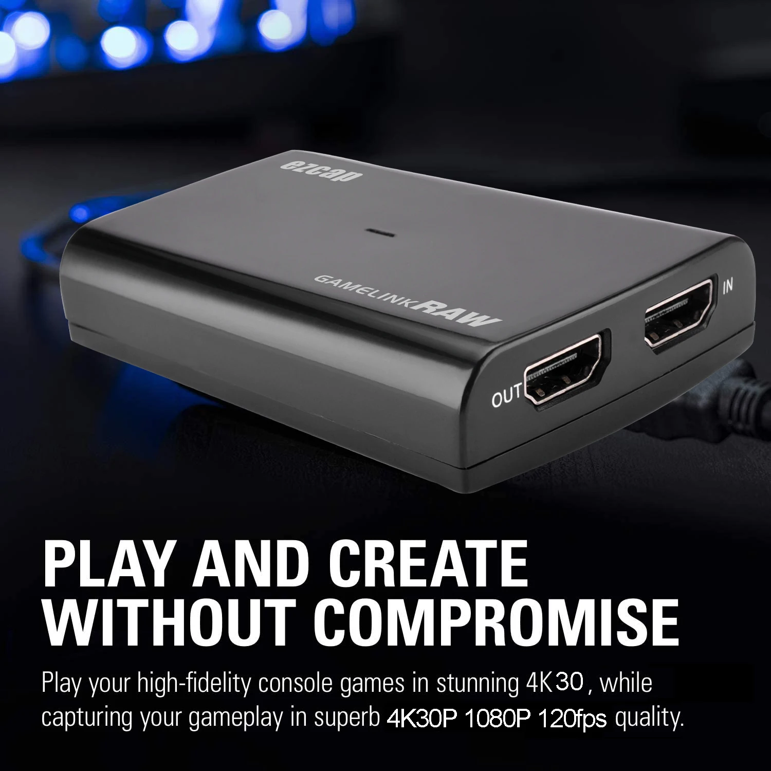 

4K Video Capture CardFULL HD 1080P 60fps 120fps HDMI To USB 3.0 Live Streaming Game Recording Box Mic Audio Input TV Loop