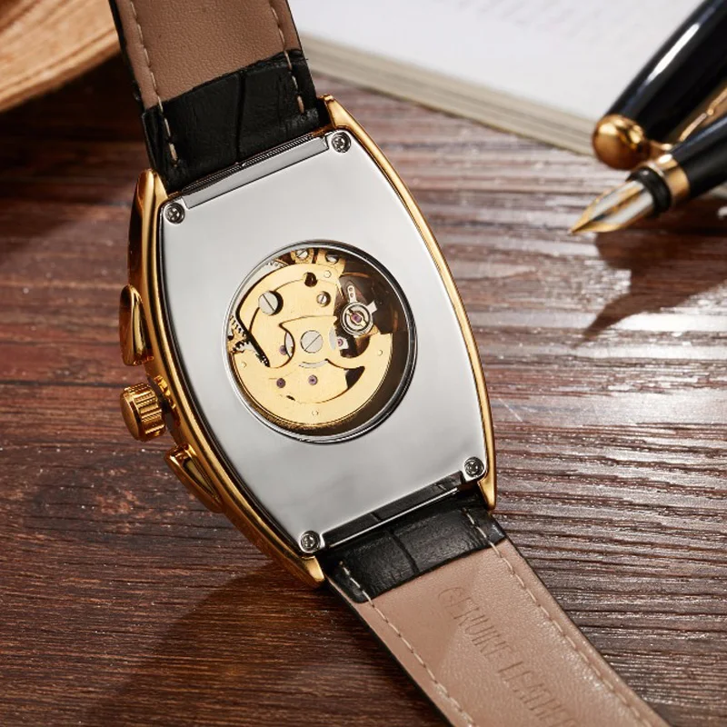 Мужские механические часы с черепом автоматические наручные Sewor мужские Модные