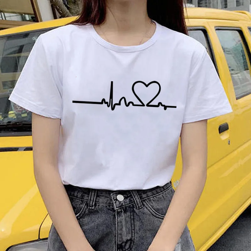 Женская футболка с круглым вырезом летняя коротким рукавом Футболка Harajuku
