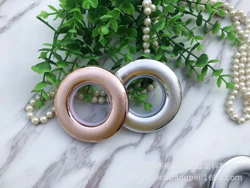 

40PCS/LOT High Quality Home Decoration Curtain ring silencing art ring window accessories plastic ring Roman ring cloth buckle