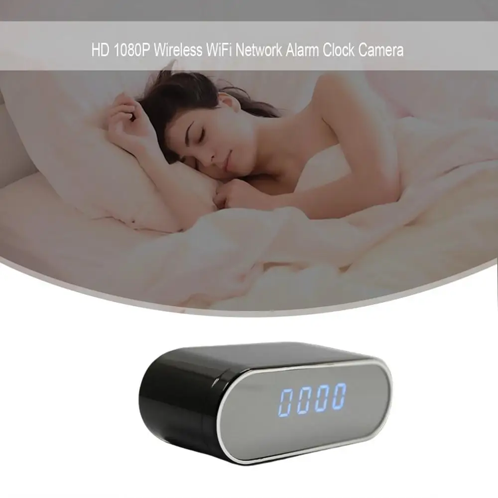 Новинка 1080 P Wifi мини камера будильник беспроводная ip для безопасности движения ИК