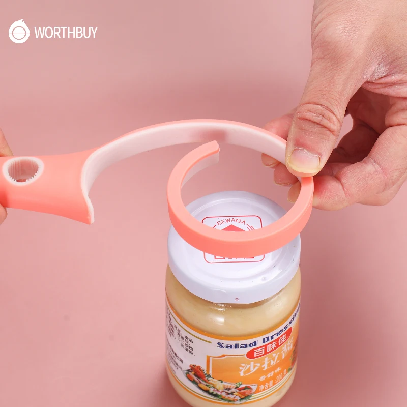 WORTHBUY 6 in 1 Открывалка для бутылок Многофункциональная Пластиковая консервная