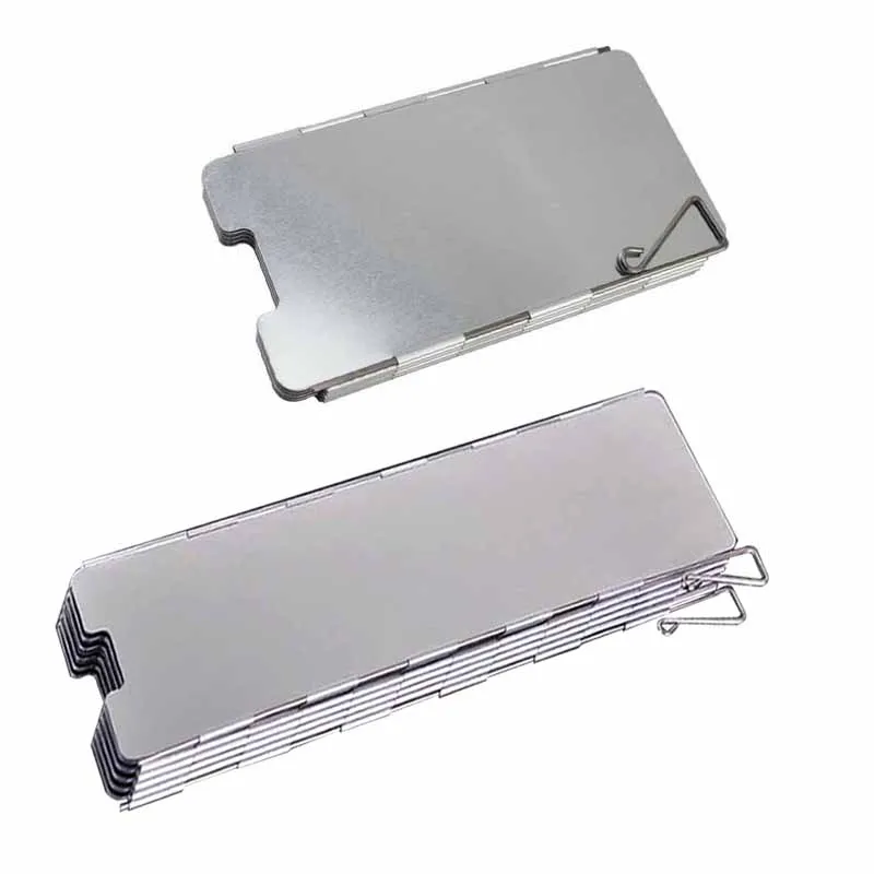 

B.Y.Portable 9/10 Plates Stove Wind Shield Folding Outdoor Picnic BBQ Gas Stove Camping Screen Wind Guard Cookware Free Shipping