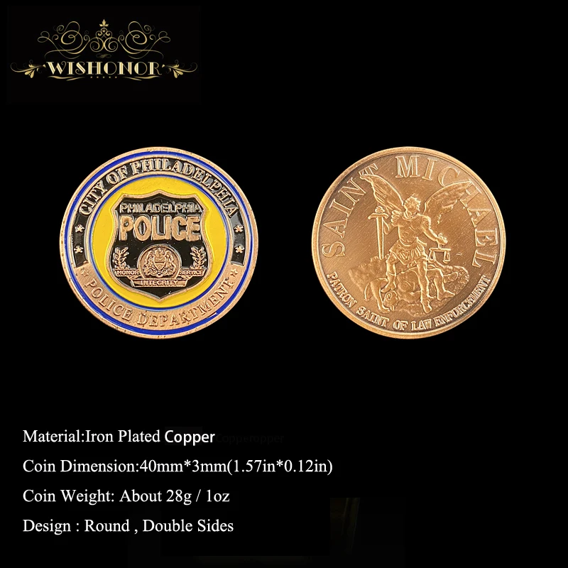 Горячая Распродажа для Америки полиции Филадельфии с покрытыем цвета чистого 24