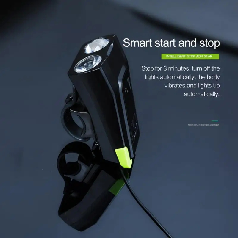 

Bicycle Light Headlight Usb Charging Horn Lamp MTB Front Lamp IPX5 Waterproof LED Headlight Power Bank Bike Accessories GM