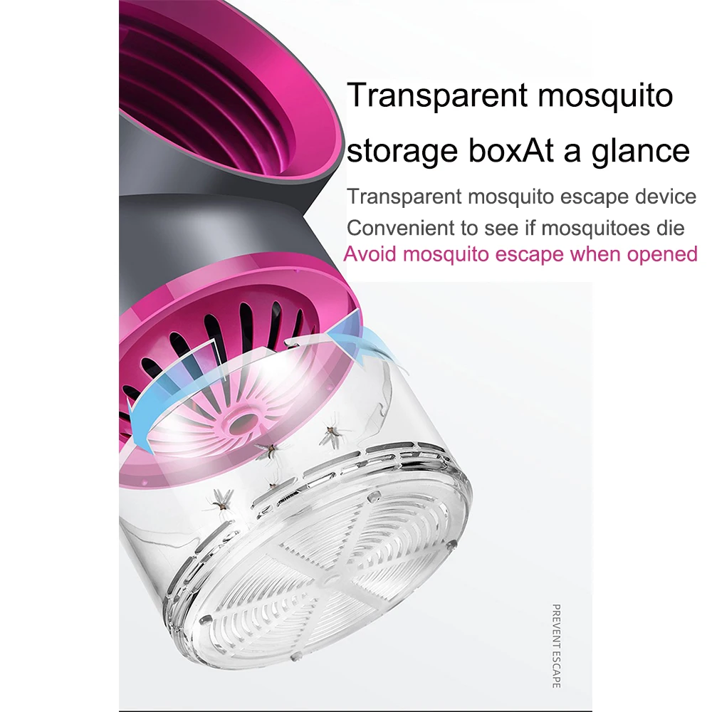 Лампа-ловушка для насекомых без излучения с USB-зарядкой | Дом и сад