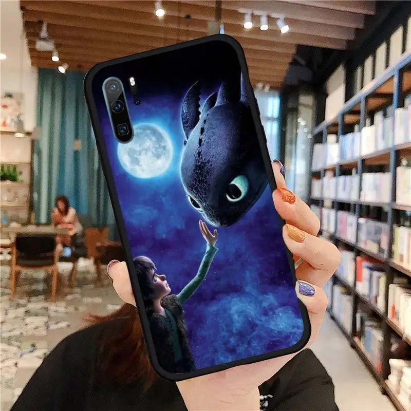 

Anime Train Dragon Phone Cases For Huawei honor Mate P 9 10 20 30 40 Pro 10i 7 8 a x Lite nova 5t Soft Silicone