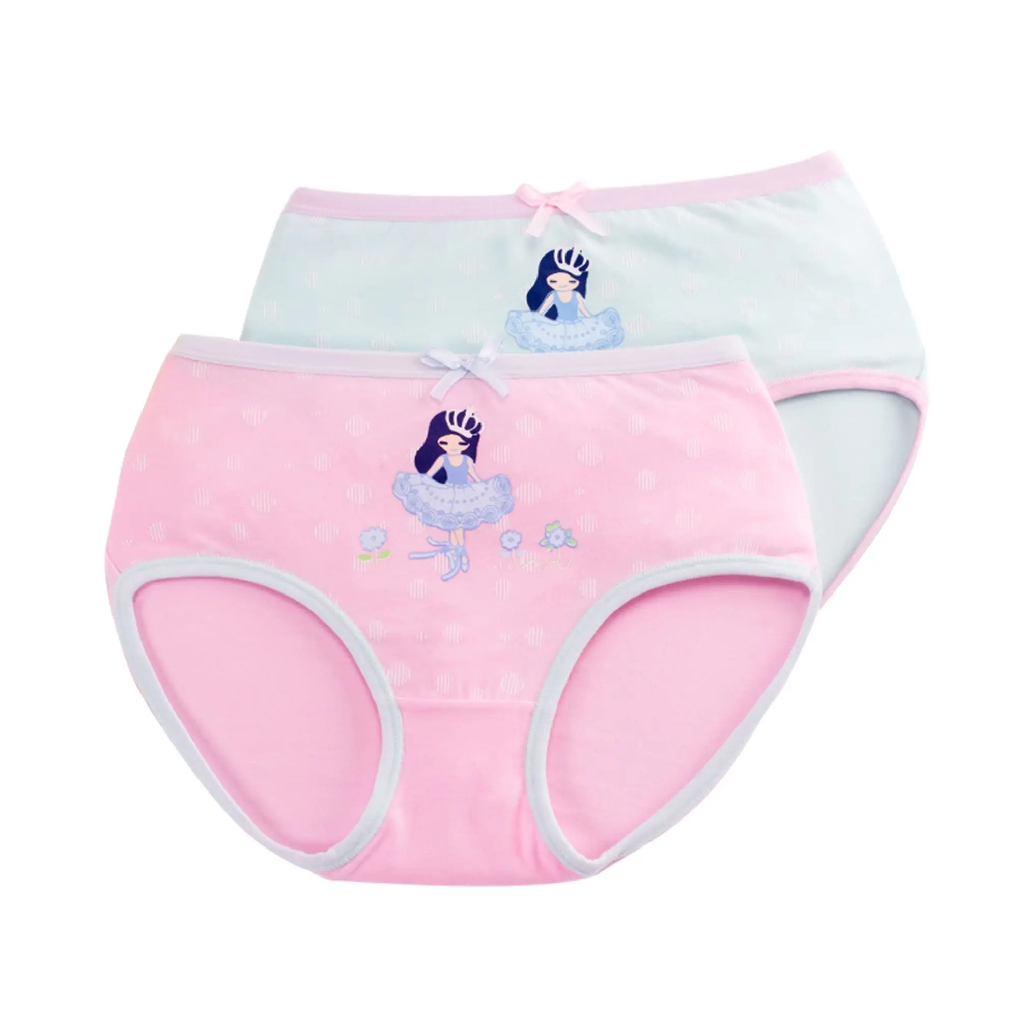 Нижнее белье для девочек Трусики Хлопковые трусы школьников Детские шорты с