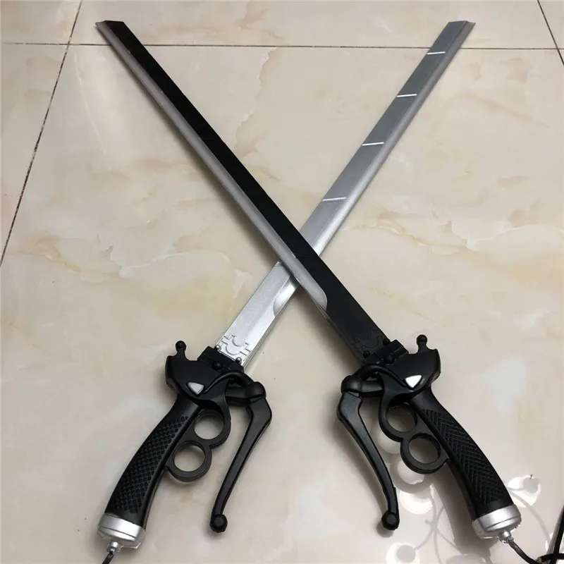 

Attack on Titan Mikasa Ackerman Eren Jaeger Rival Ackerman Anime props cosplay weapon double handed sword blade