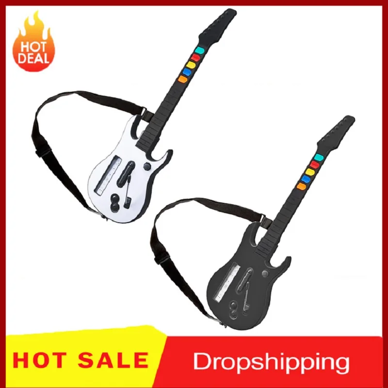

Guitar Hero Controller with Strap Belt for Nintend Wiipad Remote Gamepad Joystick Console All Guitar Hero Games & Rock Bands 2/3