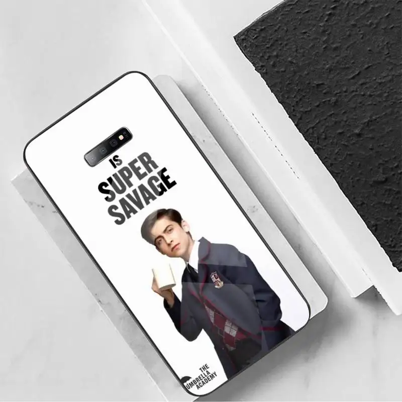 

Aidan Gallagher Number Five Phone Case Tempered glass For Samsung S6 S7 edge S8 S9 S10 e plus note8 9 10 pro
