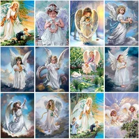 5d diamond painting butterfly fairy diamond embroidered angel full round square resin mosaic religion picture home decoration