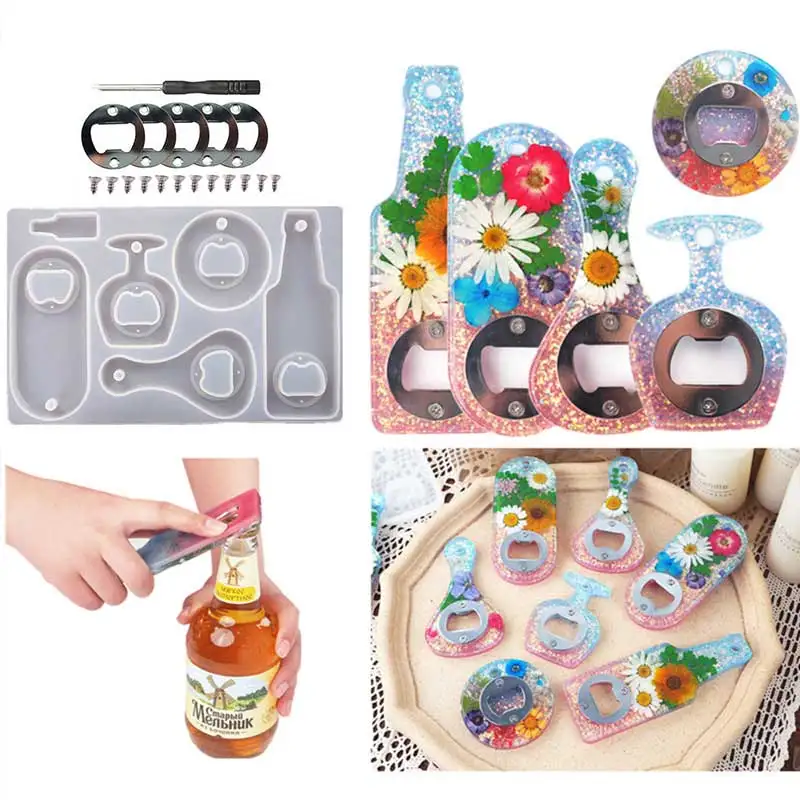 Стеклянные бутылки комплект пресс форм штопор для вина эпоксидная силиконовая