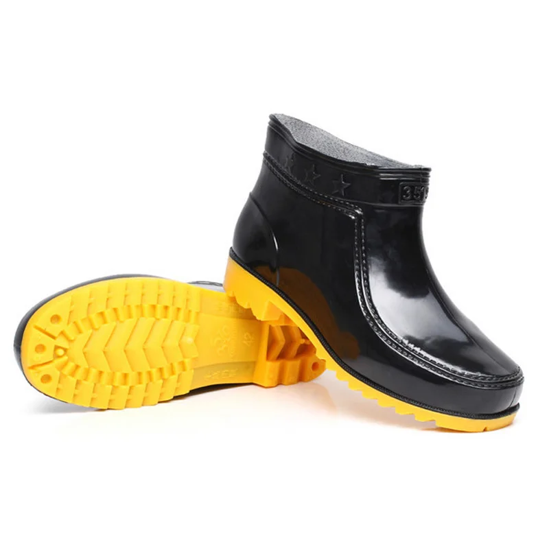 Сапоги Aleafalling мужские модные садовые на платформе до щиколотки