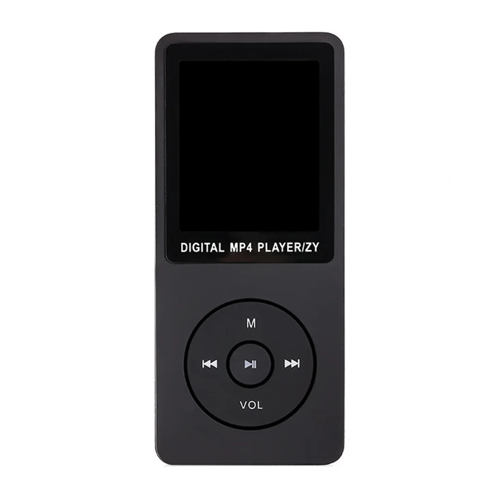 Черный 1,8 дюймов с fm-радио музыкальный плеер MP3 Электронная книга фильм мода цифровой HIFI медиа портативный ультра-тонкий - Цвет: Черный