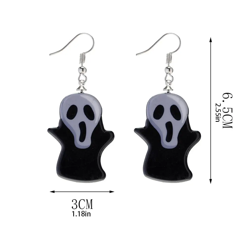 

Fast Shipping New Hot 2020 Halloween Props Creativity Funny Earrings Cartoon Shape Earrings Various Styles Exquisite Accessories