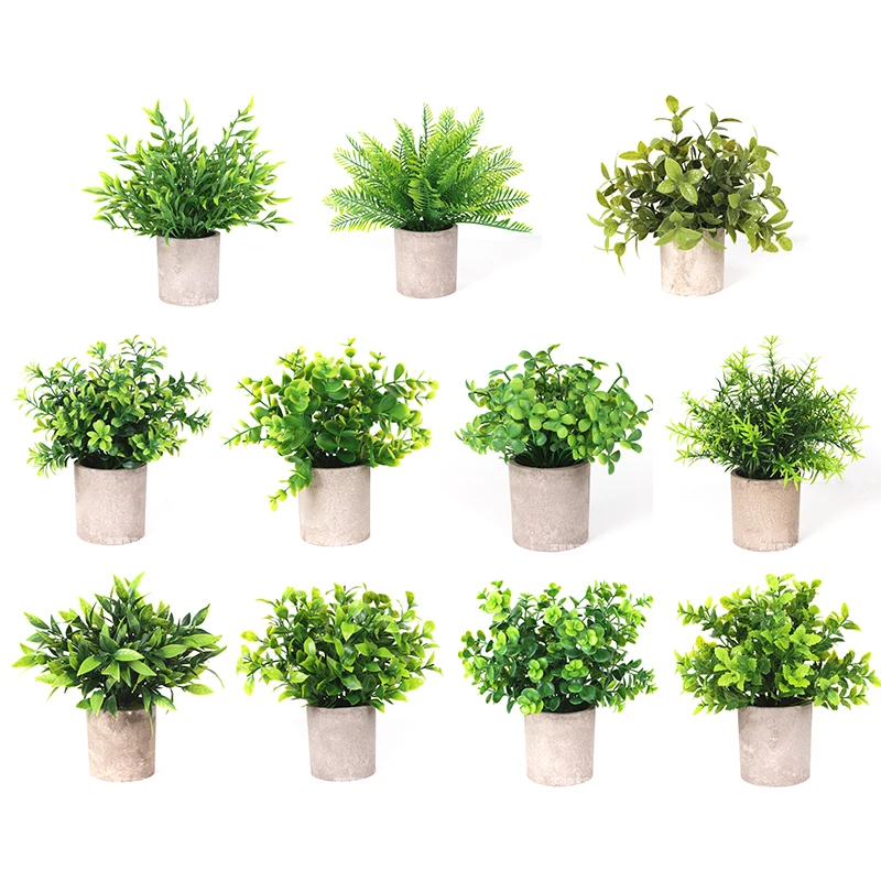 

Мини искусственные растения, бонсай, Маленькие искусственные деревья, горшки, искусственные цветы, офисный стол, искусственные цветы