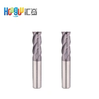 4 flutes hrc50 cnc alloy milling cutter for tungsten steel end mill for cnc lathe machine inserts