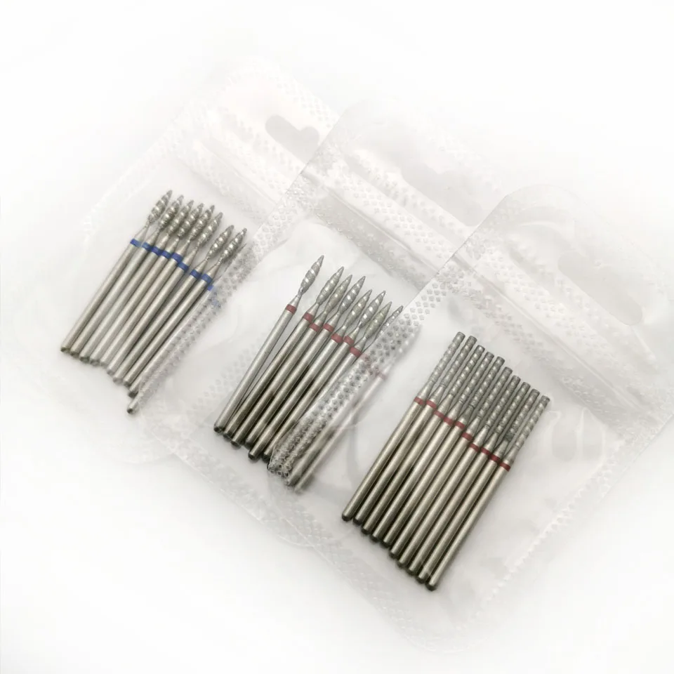 Фрезы HYTOOS для маникюра алмазные фрезы удаления кутикулы 10 шт. аксессуары ногтей |