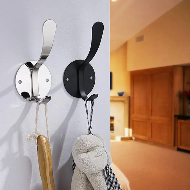 

1Pcs Adhesive Multi-Purpose Hooks Wall Mounted Mop Organizer Holder RackBrush Broom Hanger Hook Kitchen Bathroom Strong Hooks