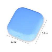 Набор для линз: контейнер, бутылка для раствора, пинцет и лижка-присоска для твёрдых линз#5