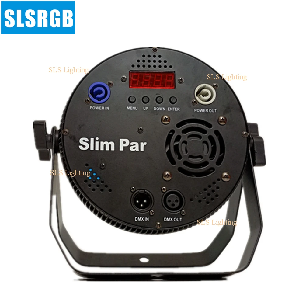 12 шт./лот Новинка LED тонкий плоский Par DJ PAR 64 18x12 Вт Светодиодный свет RGBA 4in1 DMX512 этап