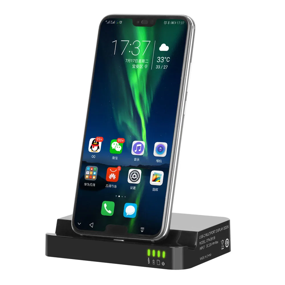 Док Станция HDMI Dex для настольного расширения зарядки Samsung S8 S9 Plus + Note 8 настольное
