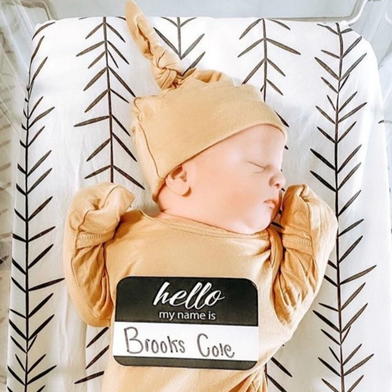 

H05C Baby Moses Basket Sheet Printing Crib Care Changing Table Pad Mattress Removable Cover Mini Cradle Bedding Protector