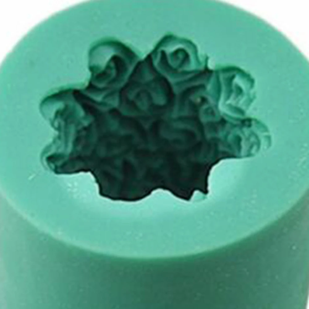 3D цилиндрическая Роза в форме свечи фотоформа для изготовления свечей виде