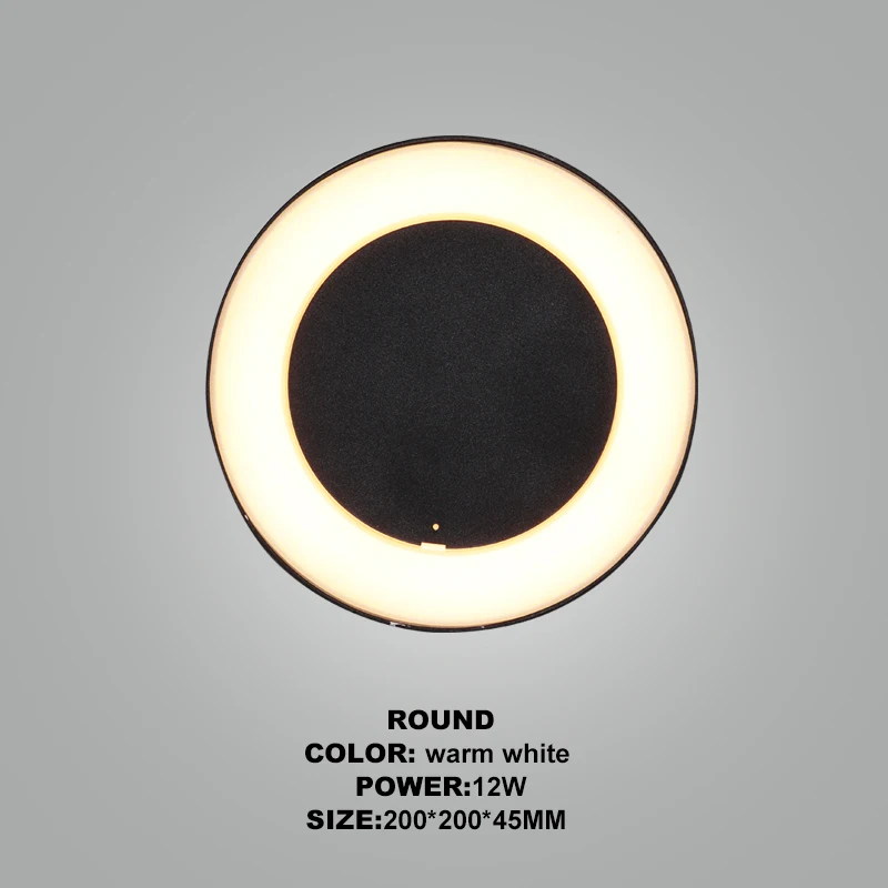 12 Вт наружный водонепроницаемый настенный светильник современный светодиодный