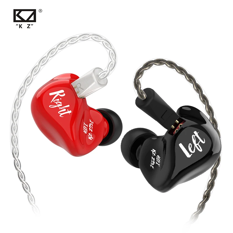 Наушники-вкладыши KZ ZS3E черные динамические Hi-Fi стереонаушники спортивные