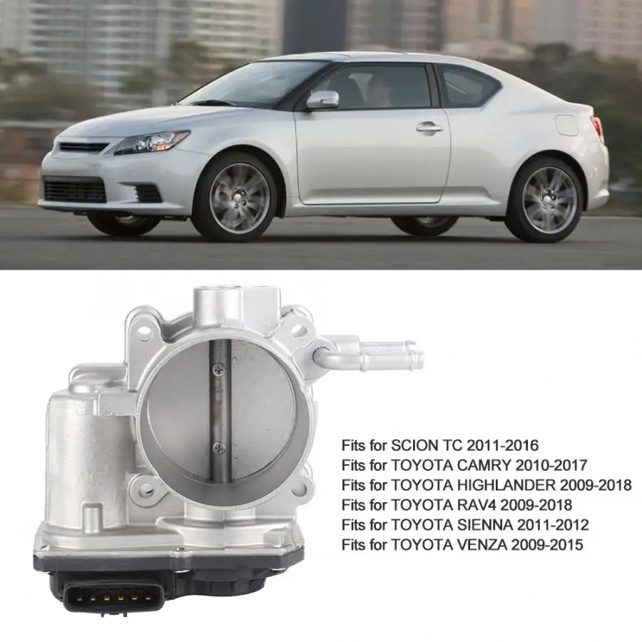 Дроссельной заслонки подходит для toyota Camry 2010 2011 2012 2013 22030-0V010 Замена автомобильные аксессуары