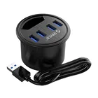 ORICO DESK-4UDESK-2U1C 5 Гбитс высокоскоростной usb-хаб сплиттер USB 3,0 настольный адаптер питания интерфейс usb-хаб разъем
