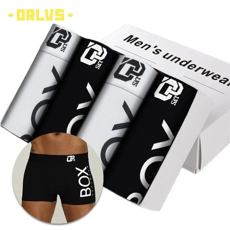 

4pc/lot Boxershorts Fashion Men Boxers Men Underwear Sexy Man Panties Cotton Soft Shorts Boxer Mesh Breathable Mens Hombre Cueca