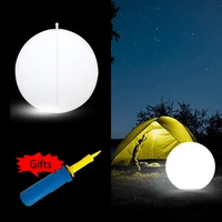 outdoor led flashing beach ball remote control camping bubble balls inflatable led glowing ball water play equipment