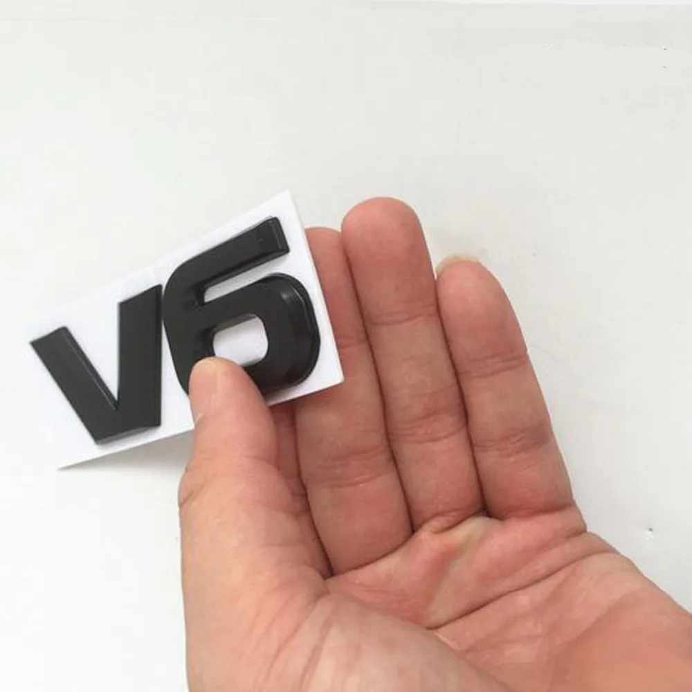 Dsycar 3D металлический V6 дисплей двигателя автомобиля стикер эмблема значок для Декор для автомобилей Аксессуары
